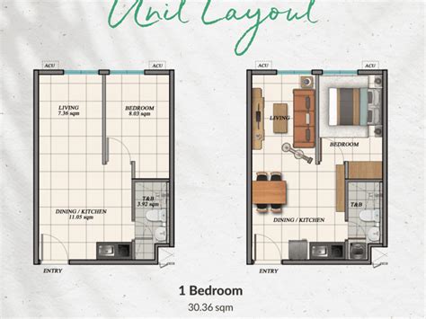 1 bedroom Condominium unit 30.77 sqm Skyline view for Sale.